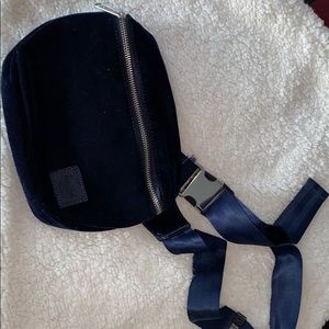 Herschel Royal Blue Suede Crossbody/Fannypack